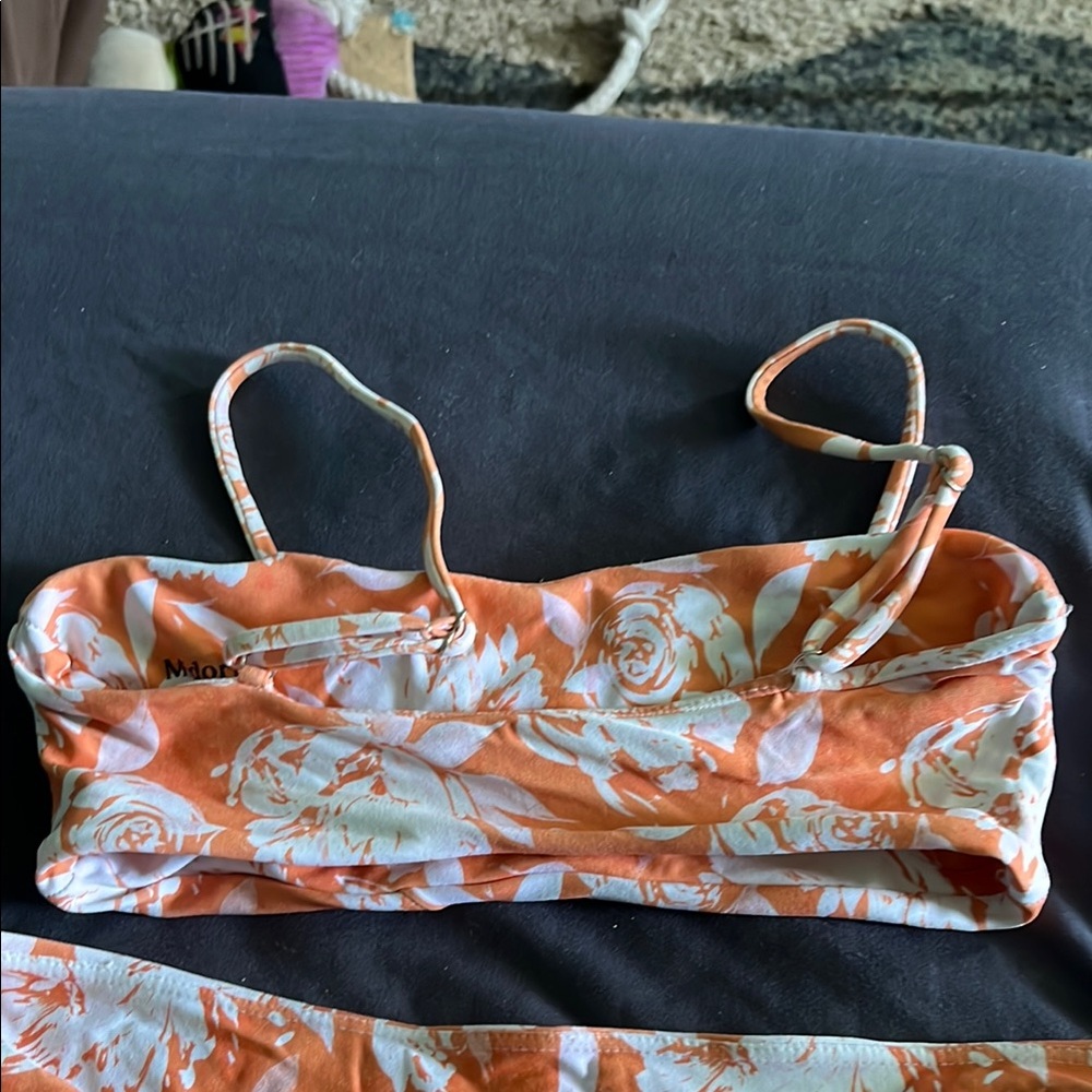 Midori Orange Floral Bikini Set - Picture 4 of 6